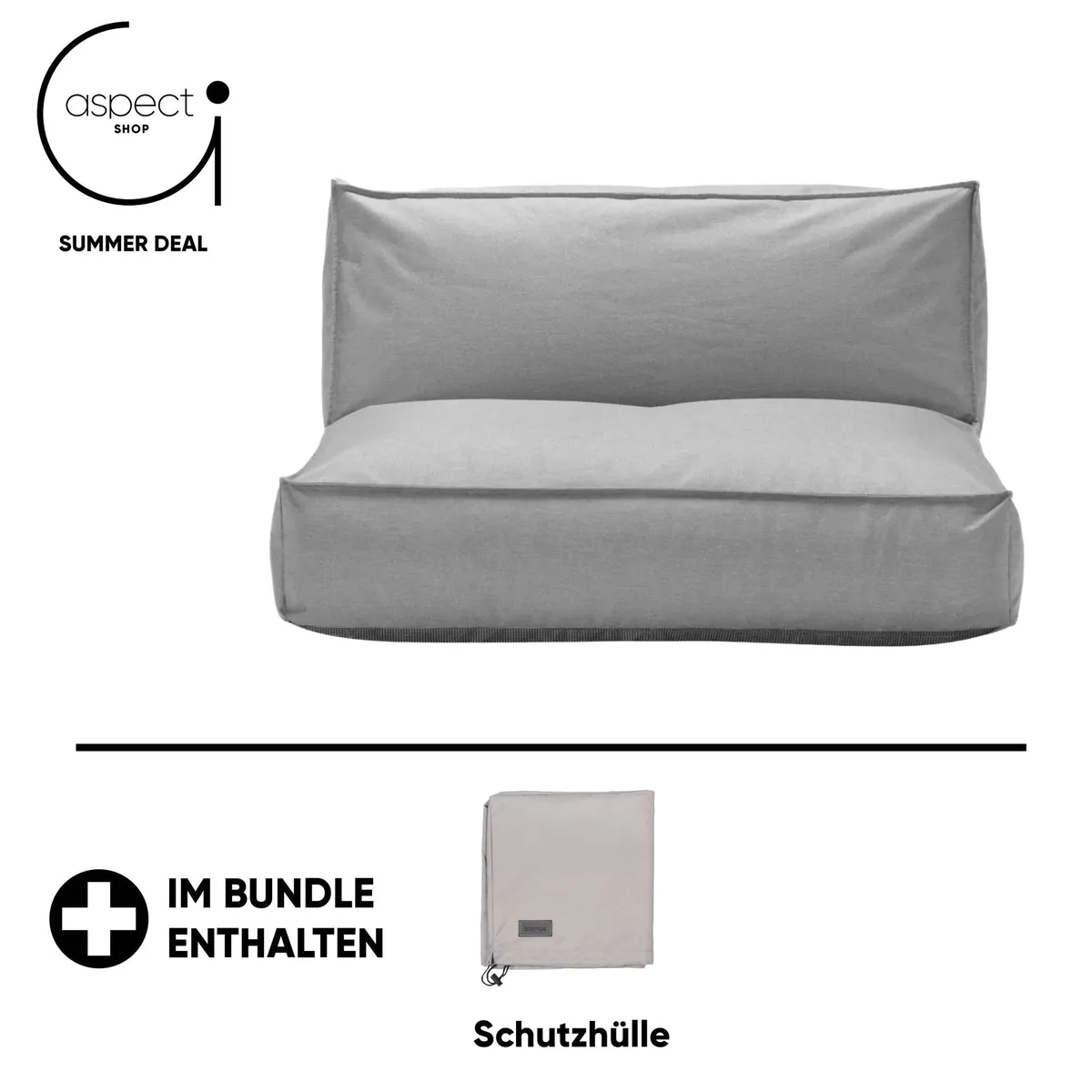 Blomus STAY Loungesofa, modernes Design, wetterfest, inklusive Schutzhülle 3