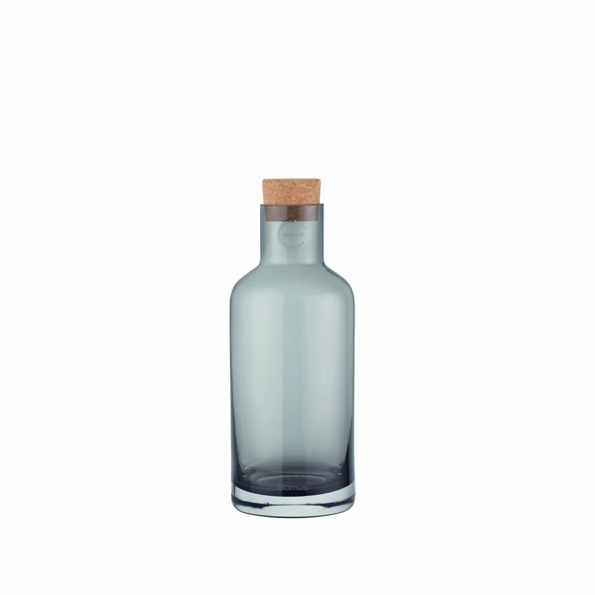 Blomus HYDRA Wasserkaraffe, elegantes Design, aus Glas mit Korkdeckel