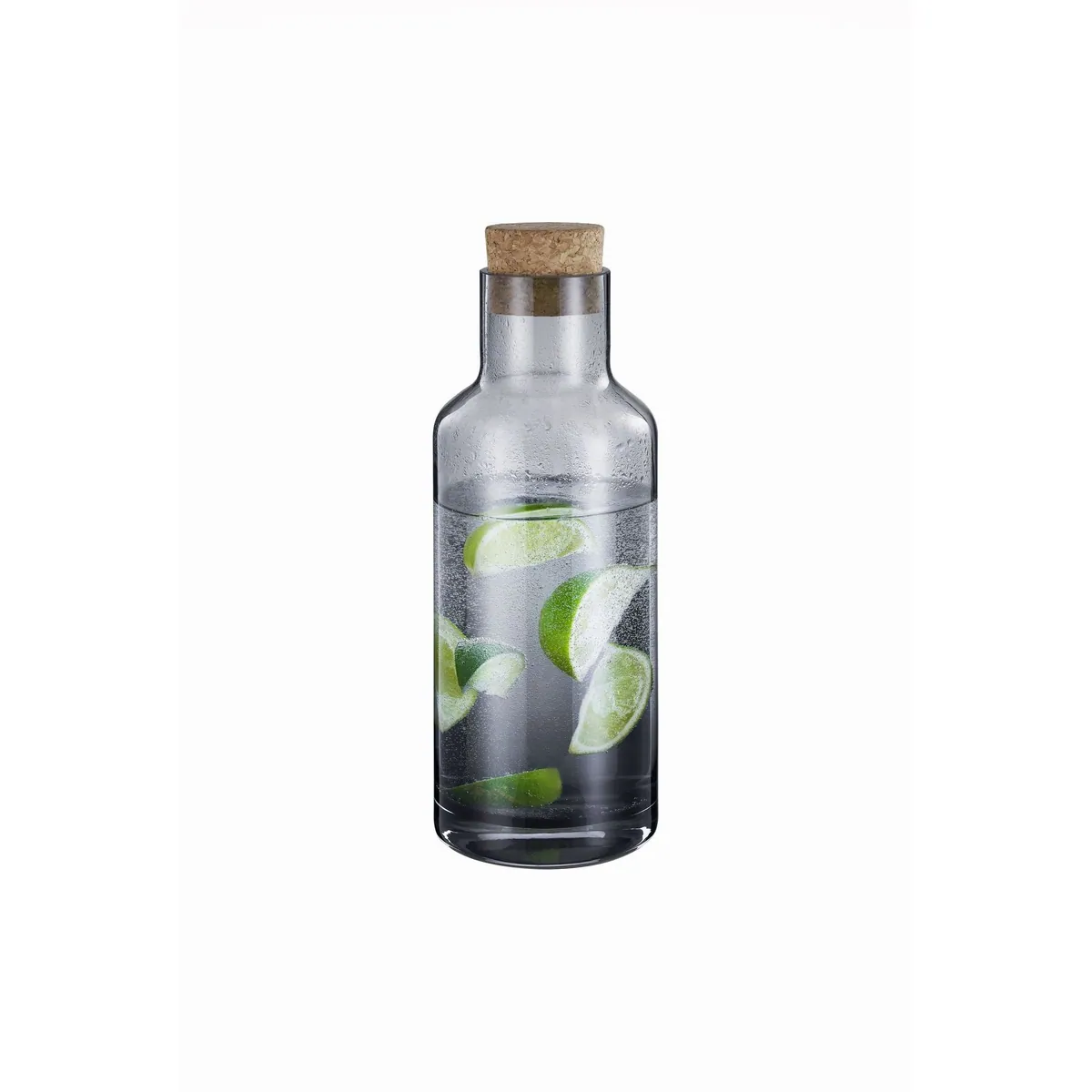 Blomus HYDRA Wasserkaraffe, elegantes Design, aus Glas mit Korkdeckel 3