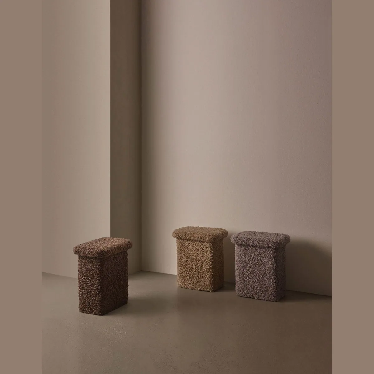 Blomus TEDDY Hocker, vielseitig nutzbar, weicher Stoff, modernes Design 5