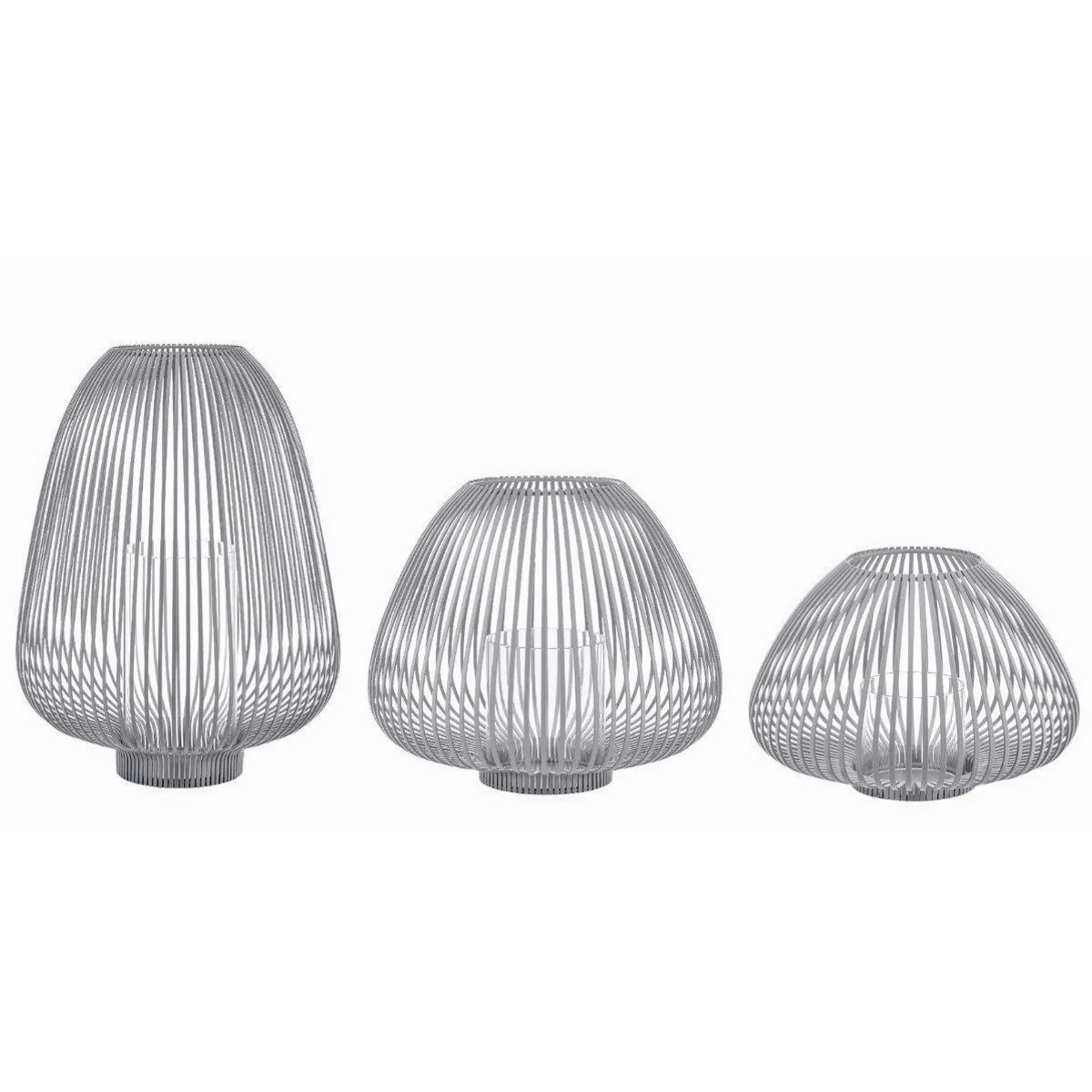 Blomus LYVA Laterne Set, modernes Design, harmonische Größen, stilvolle Lichtakzente
