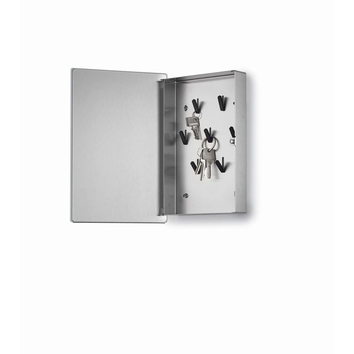 Blomus VELIO Schlüsselkasten, Glas Magnettafel, 7 gummierte Haken, 6 Magnete 4
