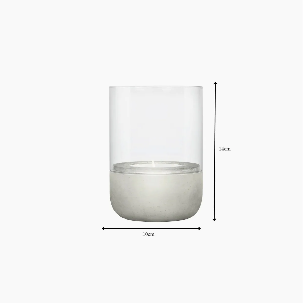 Blomus CALMA Windlicht, modernes Deko-Design, handgefertigt, exklusive Betonoptik 2