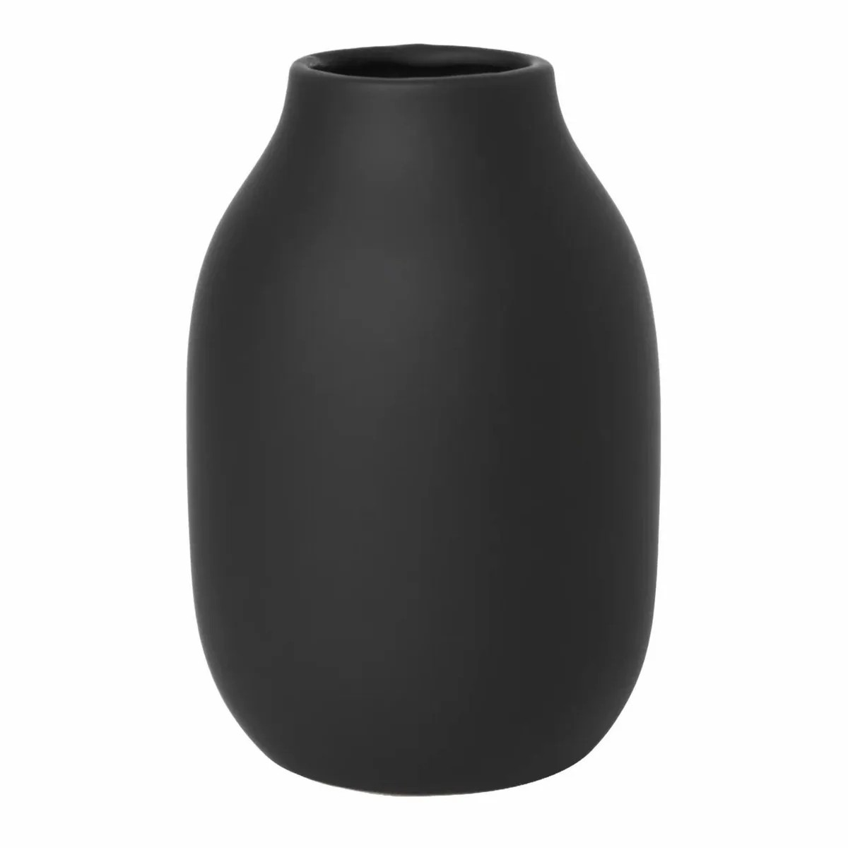 Blomus COLORA Vase S, Keramik, matte Oberfläche, handgefertigt — Farbe Peat