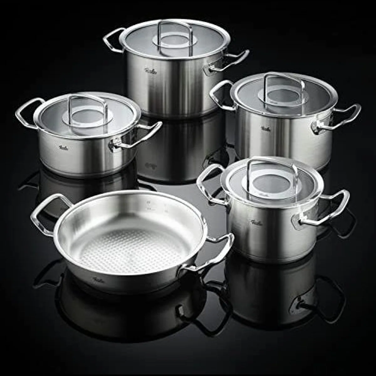 Fissler Original-Profi Collection Topf-Set, 5-teilig, Edelstahl 18/10 2