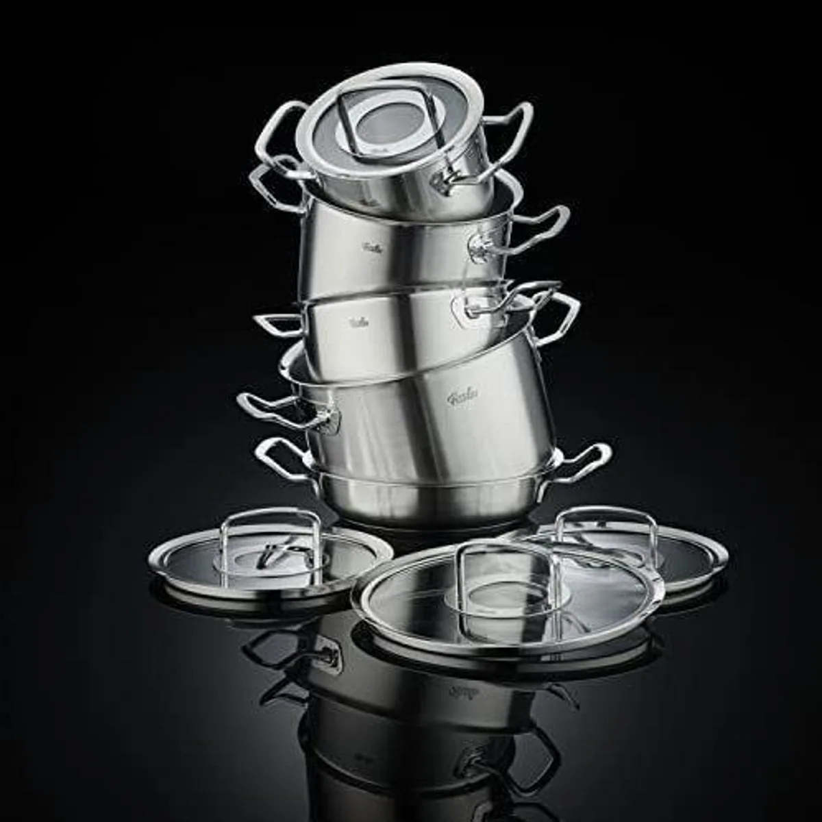 Fissler Original-Profi Collection Topf-Set, 5-teilig, Edelstahl 18/10 5