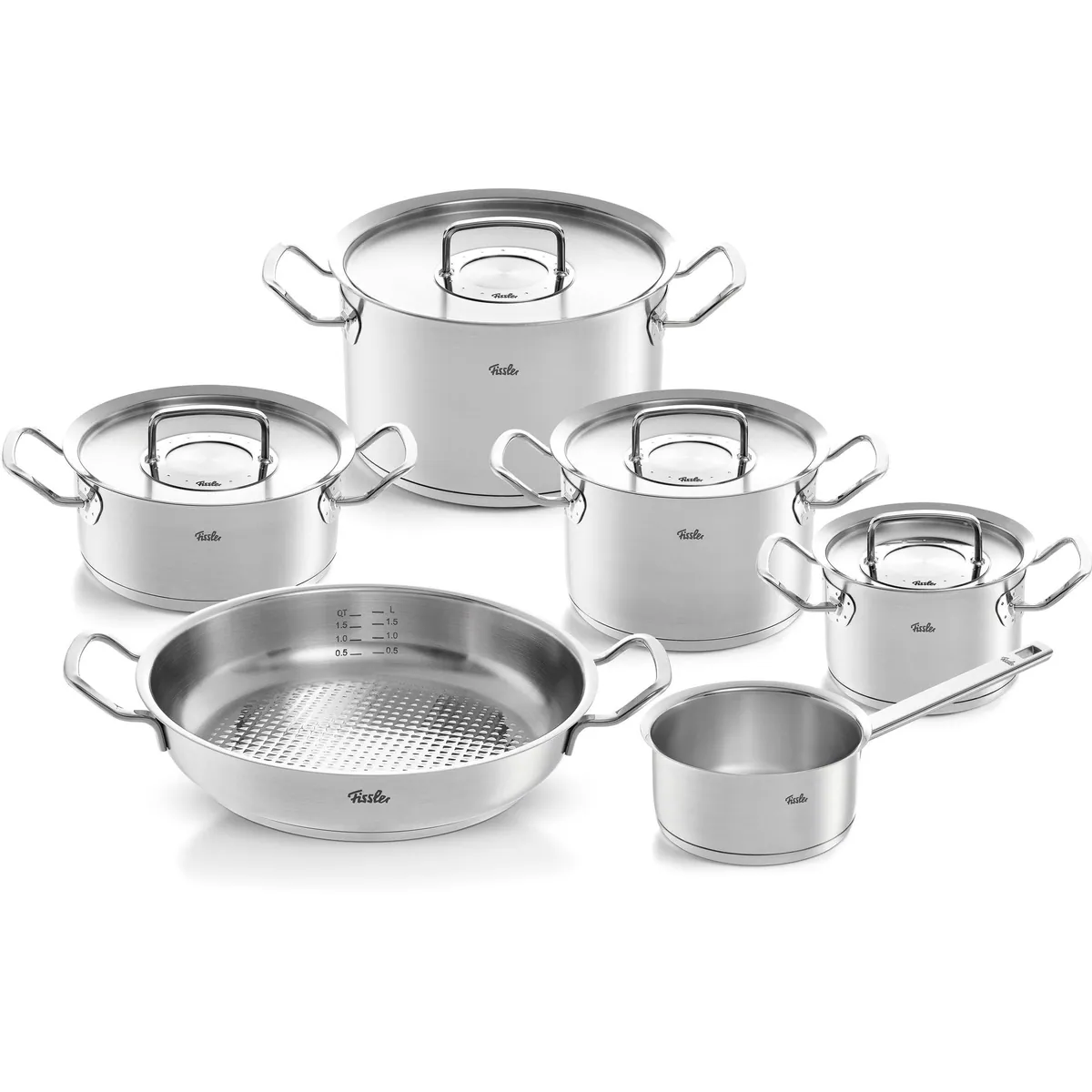 Fissler Original-Profi Collection Topf-Set, 6-teilig, induktionsgeeignet