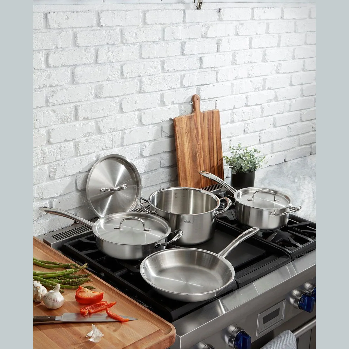 Fissler M5 Pro-Ply Topfset, 7-teilig, Edelstahl 18/10, präzise Wärmeverteilung 3