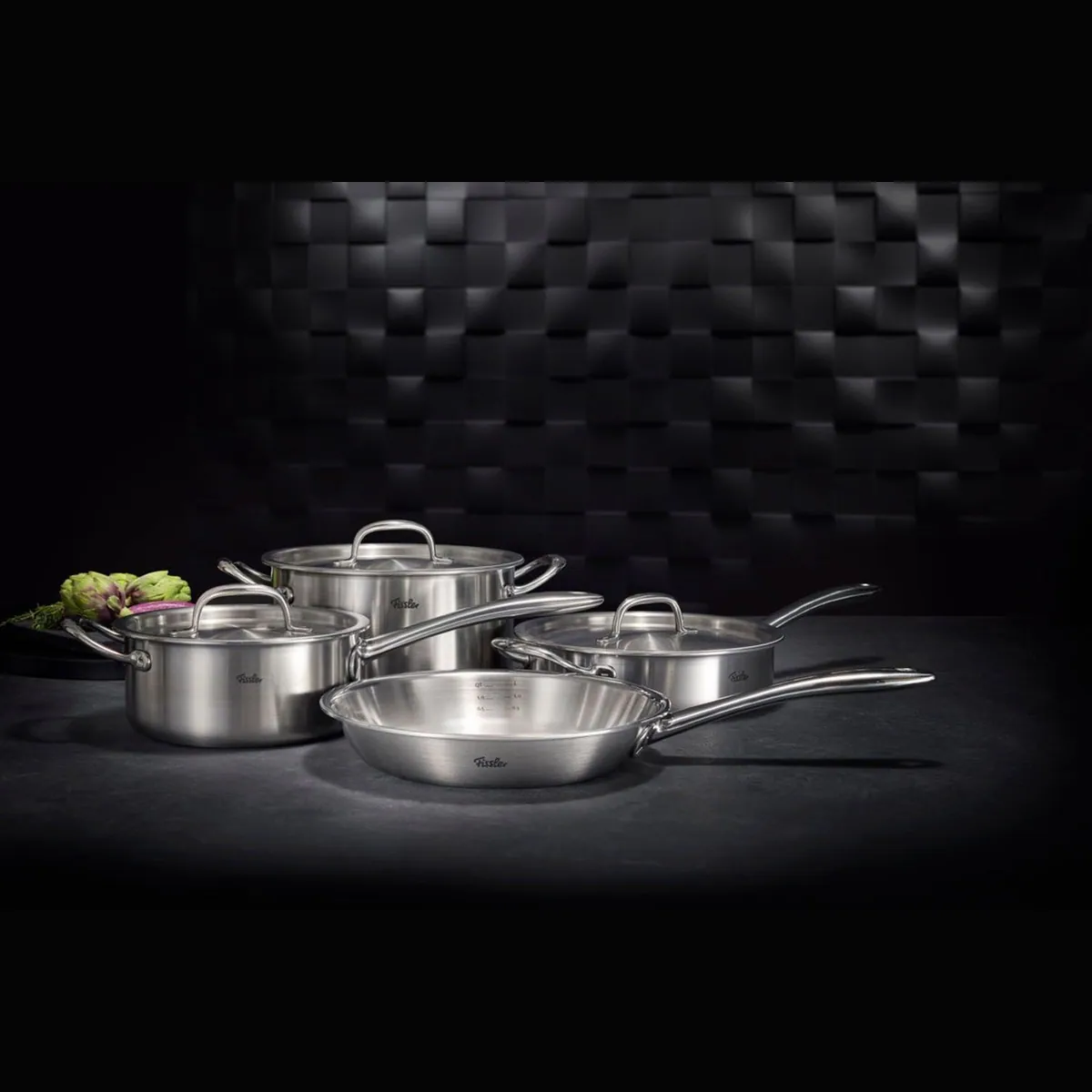 Fissler M5 Pro-Ply Topfset, 7-teilig, Edelstahl 18/10, präzise Wärmeverteilung 5