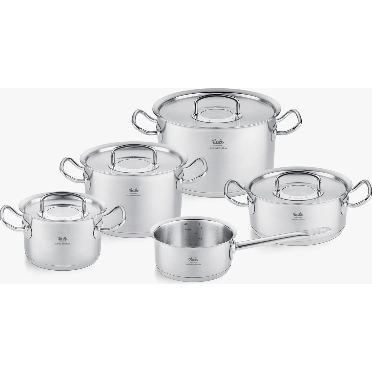 Fissler Original-Profi Collection Retro, 9-teilig, Edelstahl 18/10, Limited Edition