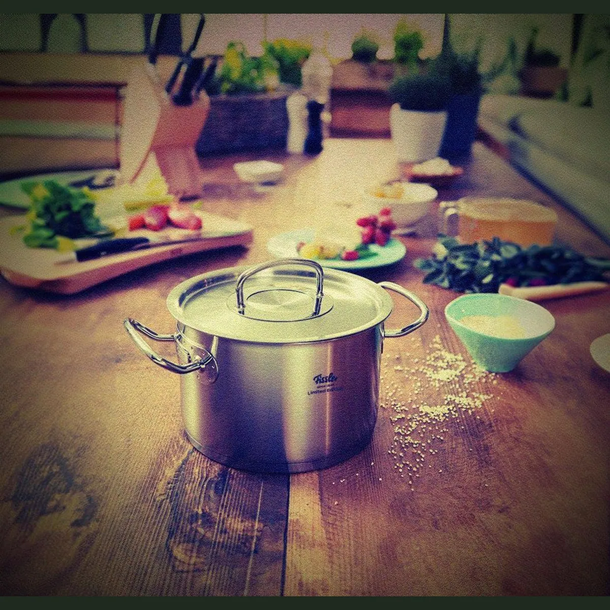 Fissler Original-Profi Collection Retro, 9-teilig, Edelstahl 18/10, Limited Edition 2