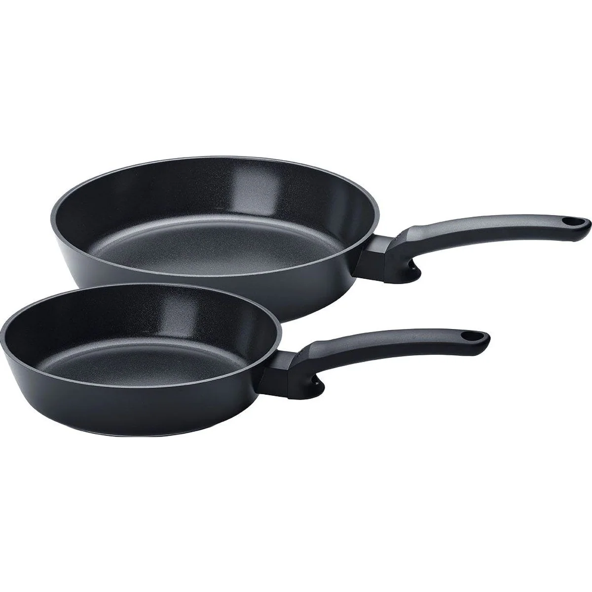 Fissler Ceratal Evo Comfort Pfannen-Set, Aluminium, ergonomischer Soft-Touch-Griff
