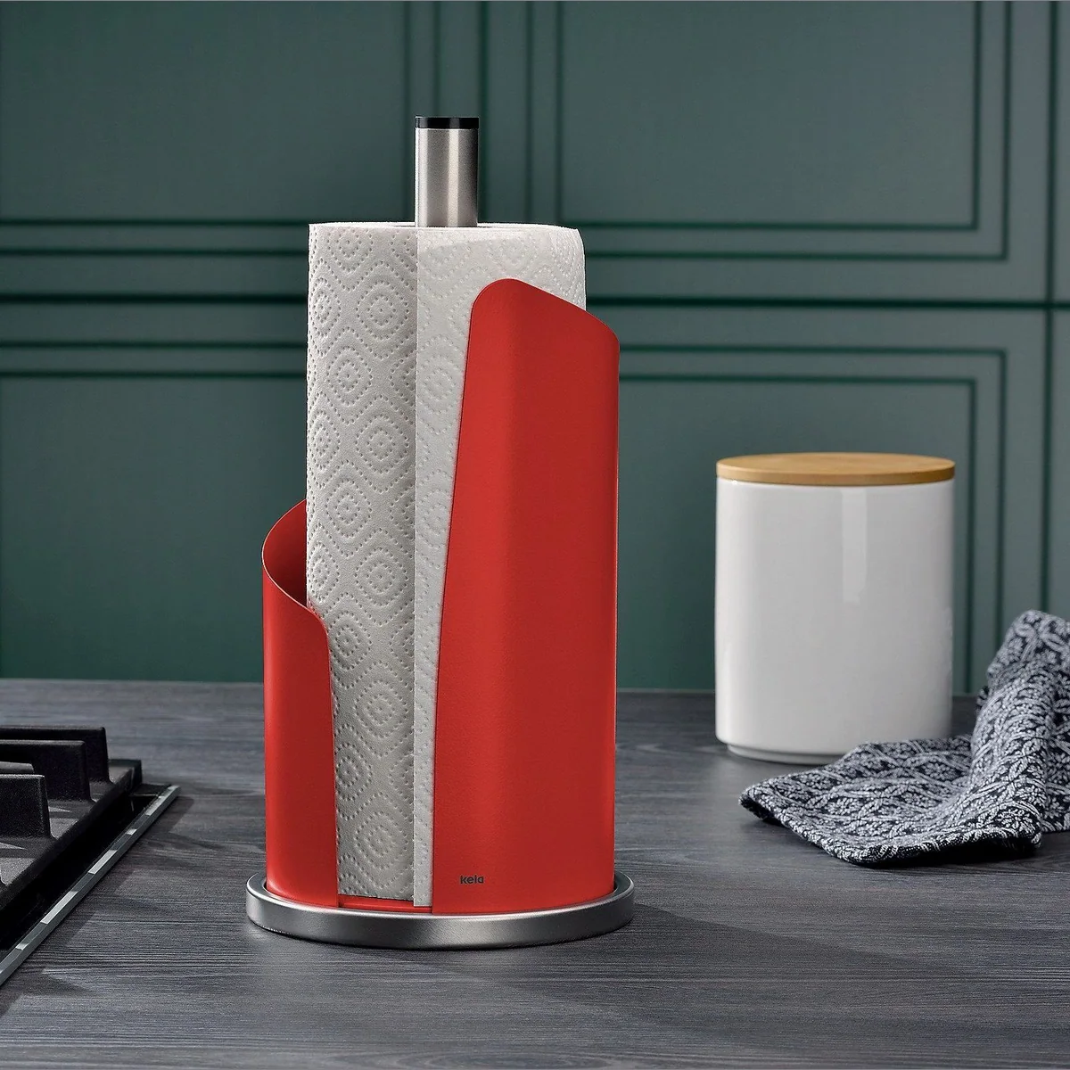 Kela Küchenrollenhalter Stella, stabil, modern, farbenfroh 2
