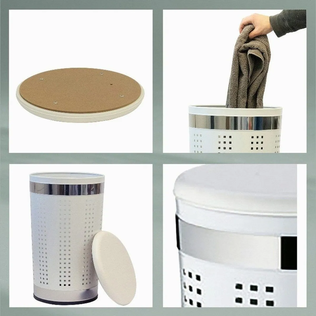 Kela Wäschebox Sevilla, multifunktional, robust, pflegeleicht — ideal für Badezimmer und Schlafzimmer 3