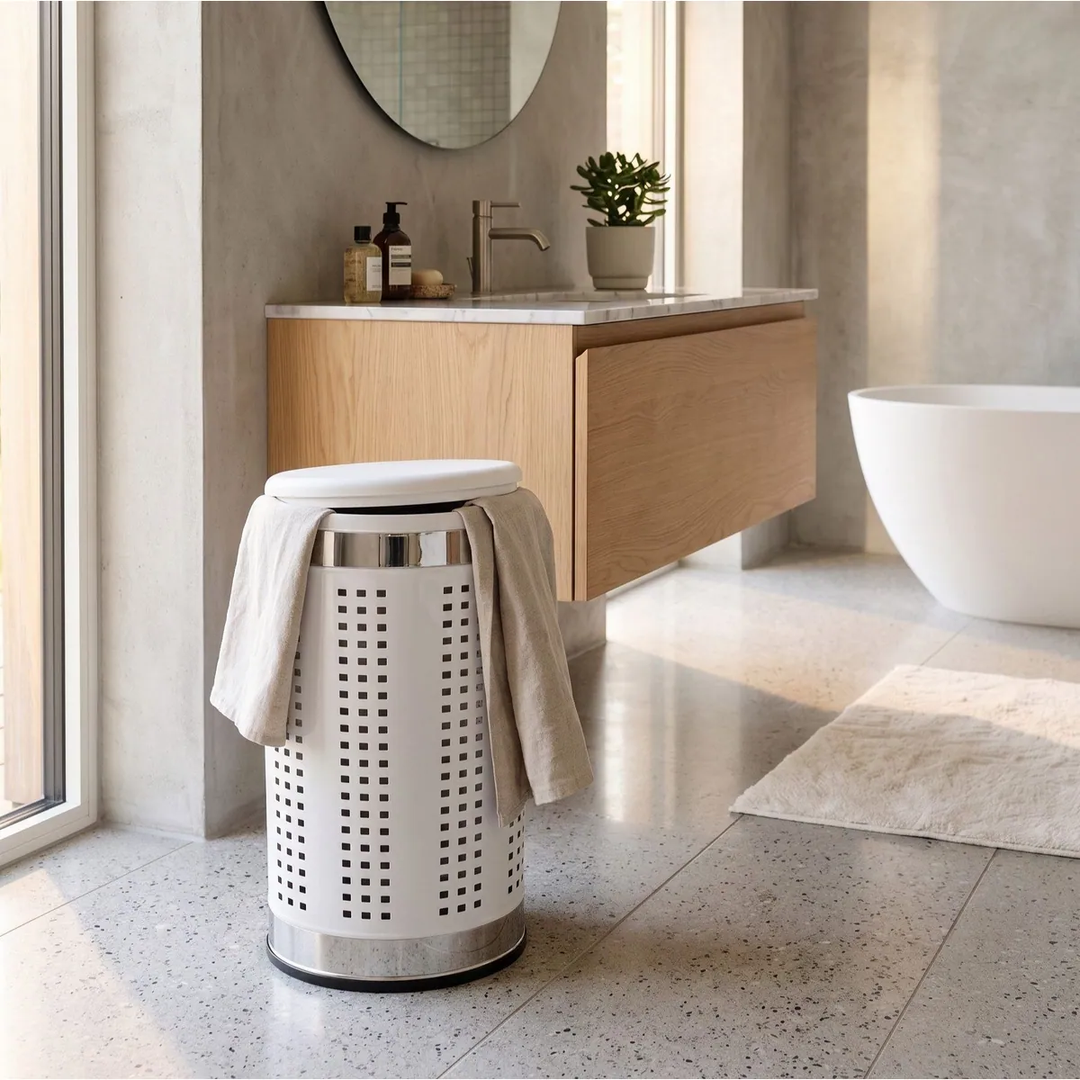 Kela Wäschebox Sevilla, multifunktional, robust, pflegeleicht — ideal für Badezimmer und Schlafzimmer 4