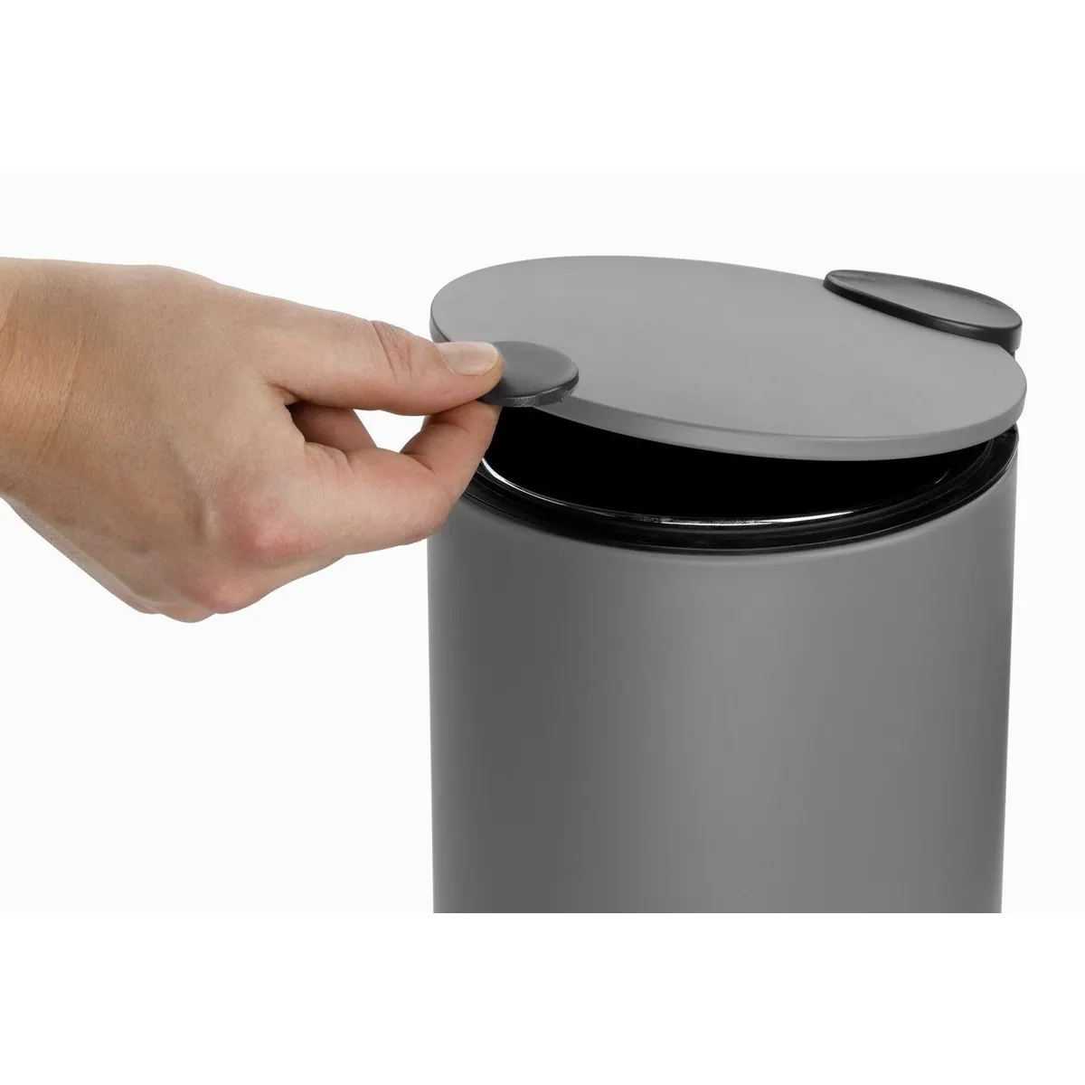 Kela Kosmetikeimer MATS, elegantes Metall-Design, leise Schließfunktion, 3 Liter 3
