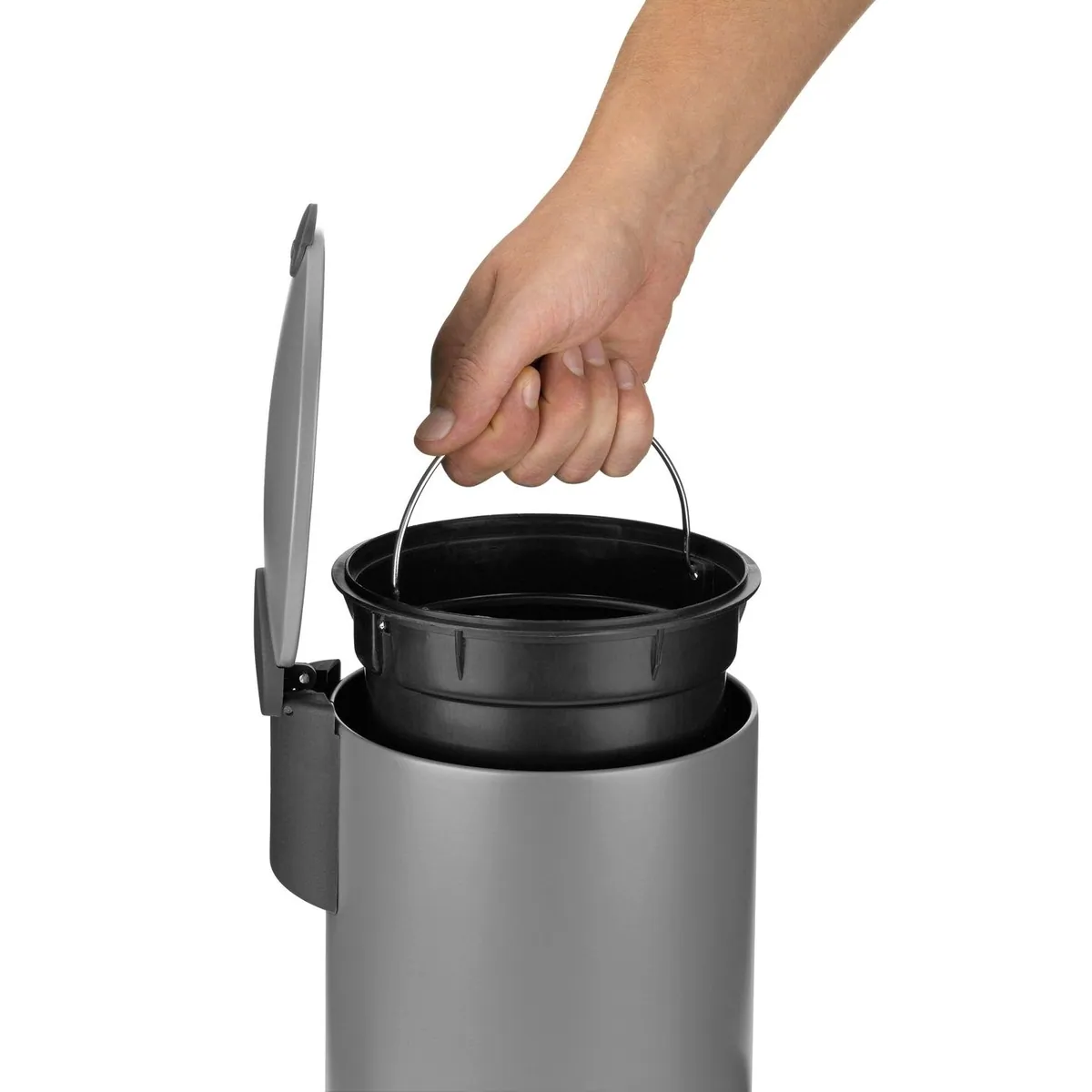 Kela Kosmetikeimer MATS, elegantes Metall-Design, leise Schließfunktion, 3 Liter 4