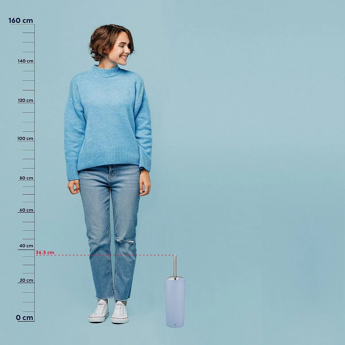 Kela WC-Garnitur Marta, Mattoptik, austauschbarer Bürstenkopf 4