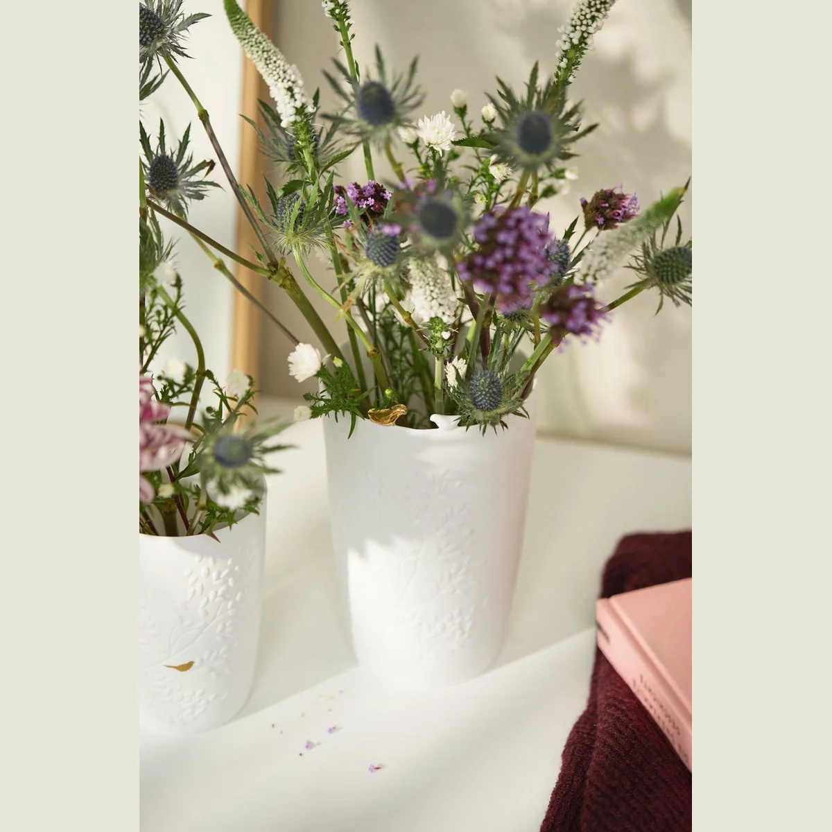 Räder Goldvogel Vase, elegantes Vogelpaar Design, vielseitig einsetzbar 3