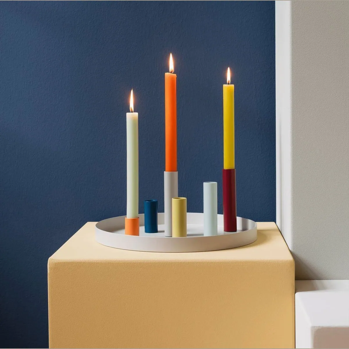 Remember Luna Kerzenhalter, 6 magnetische Stabkerzenhalter für kreatives Dekorieren 3