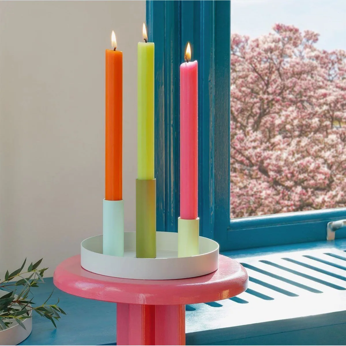 Remember Luna Mini Kerzenhalter, magnetisch für 3 Stabkerzen, flexibel einsetzbar 4