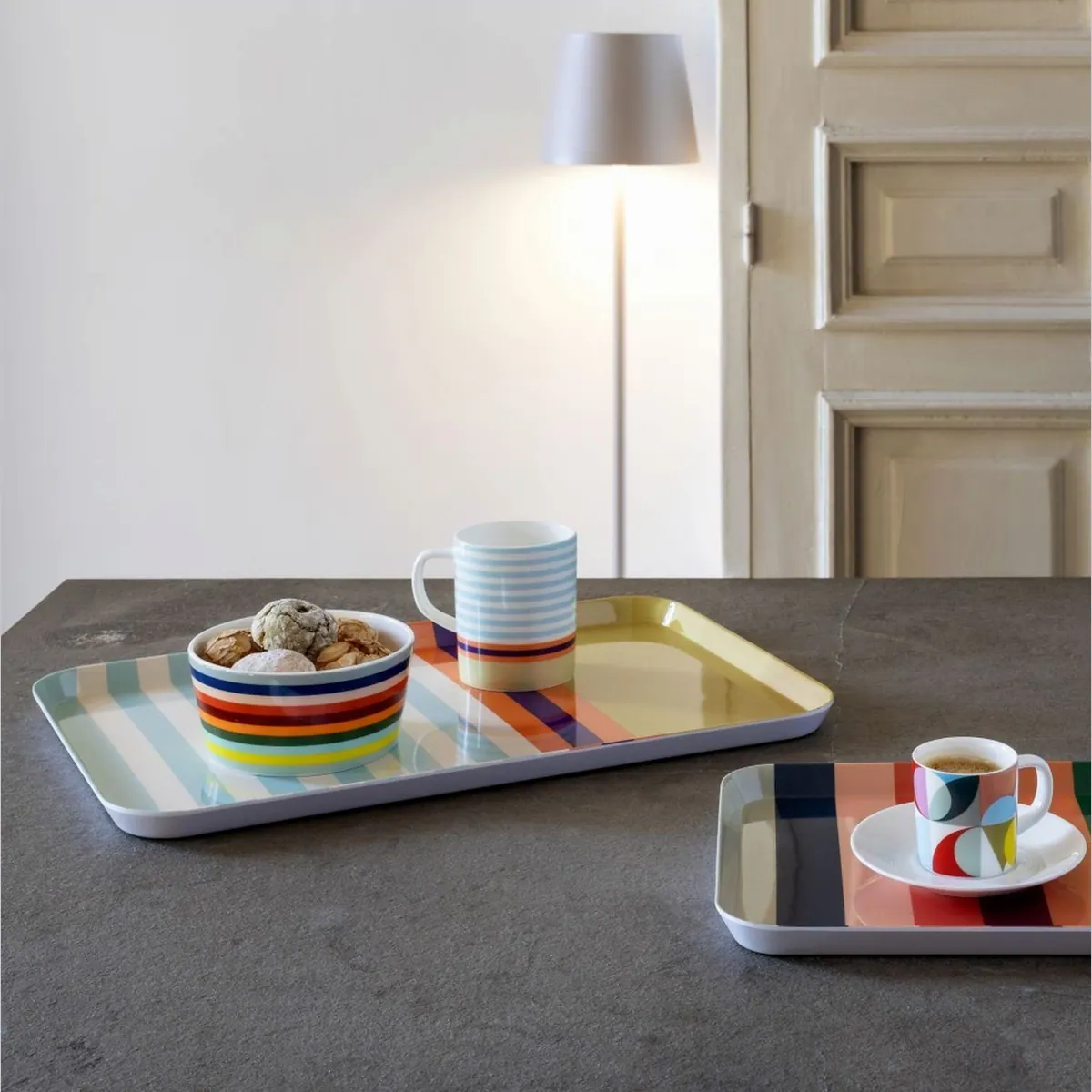 Remember Müslischale Lorenzo, farbenfrohes Design, hochwertiges Knochenporzellan 3