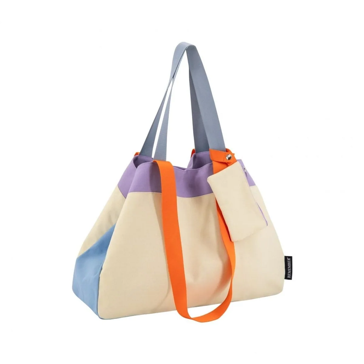 Remember Canvas-Tasche Toni, geräumig, vielseitig, farbenfroh