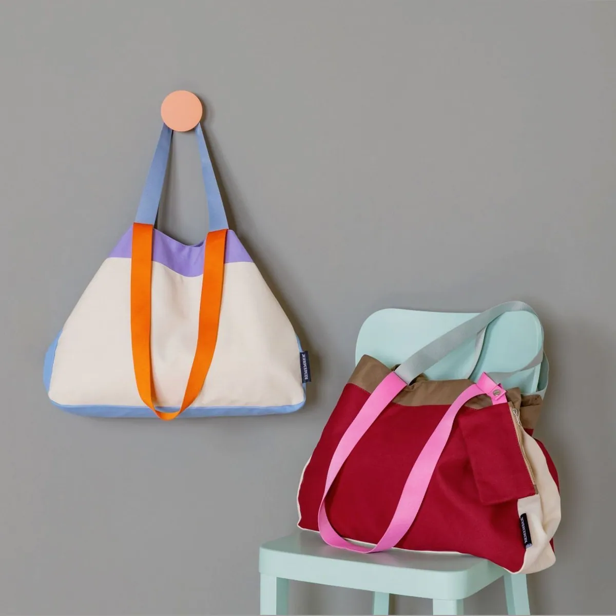 Remember Canvas-Tasche Toni, geräumig, vielseitig, farbenfroh 3