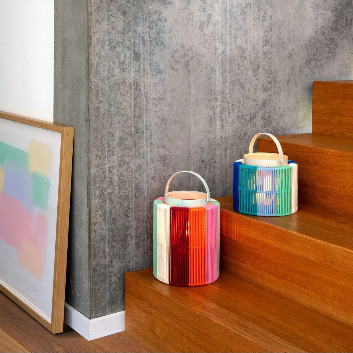 Remember Laterne Maja Sunrise, farbenfrohes Design, hochwertige Verarbeitung, Schutz für Kerzen 2