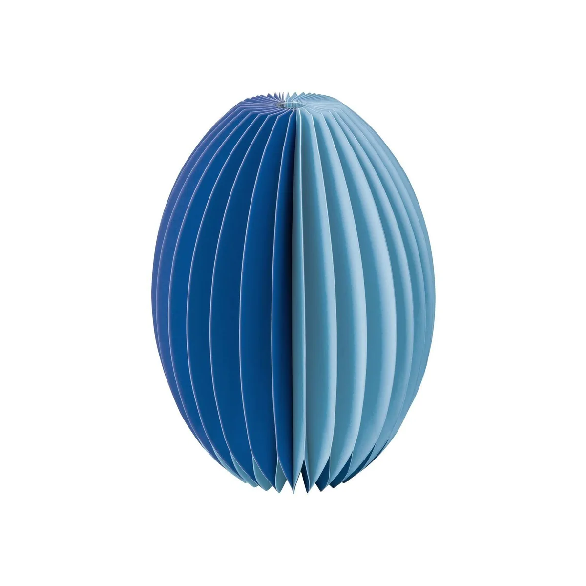 Remember Papiervase YUKI Blue, zweifarbige Vase mit Glaszylinder