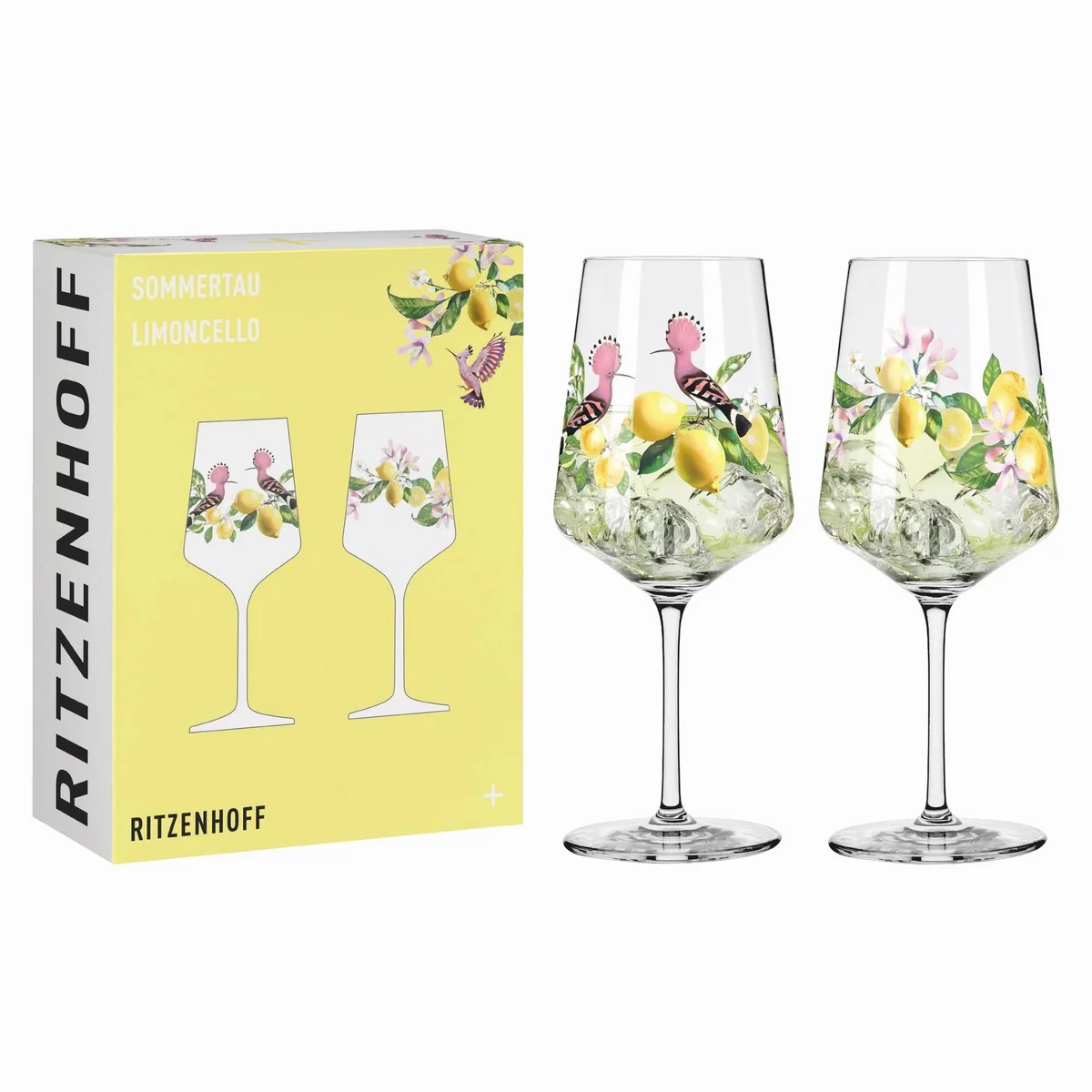 Ritzenhoff Sommertau Aperitifglas, elegantes Design, 2er-Set
