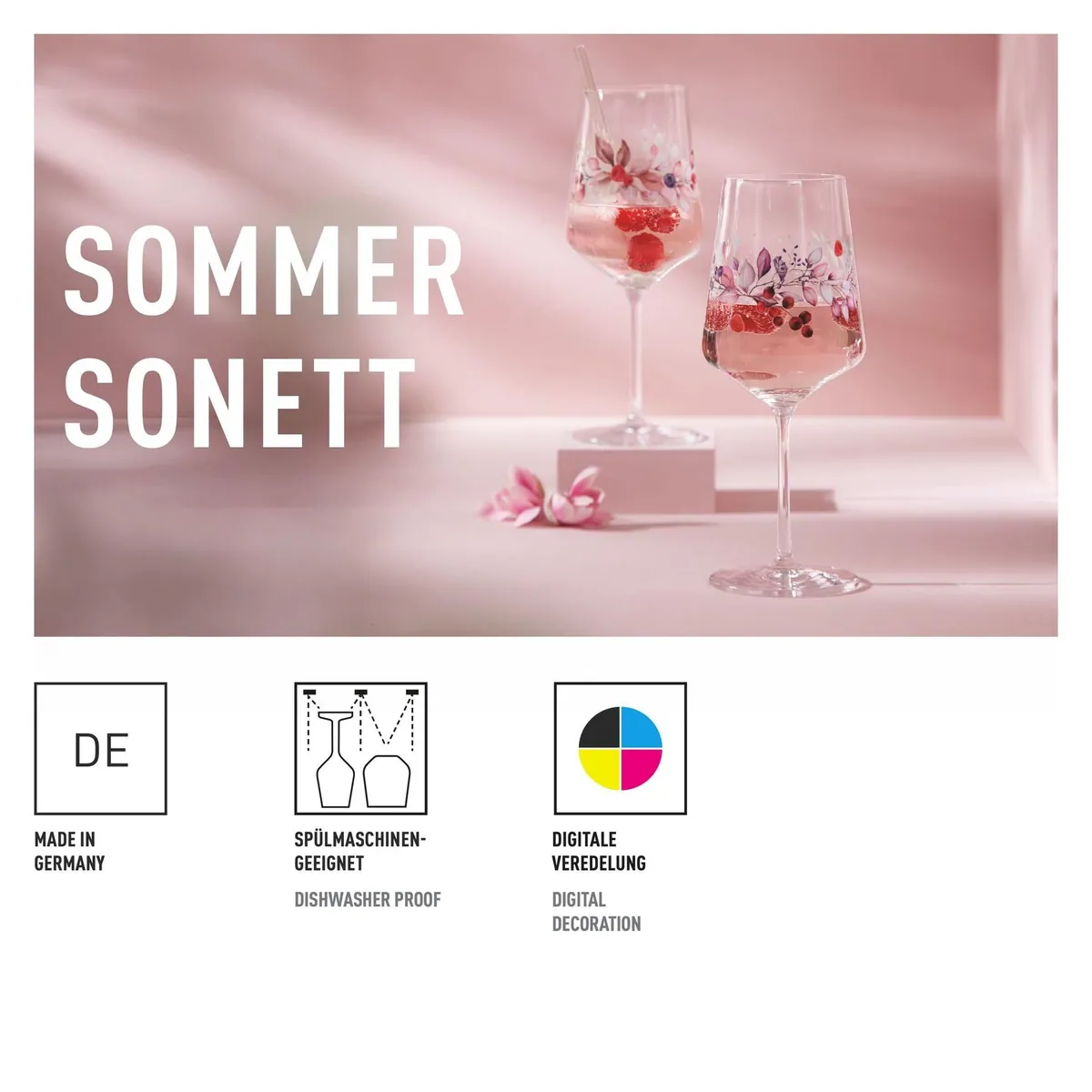 Ritzenhoff Sommersonett Aperitifglas, fruchtiges Design, exklusive Geschenkverpackung 5
