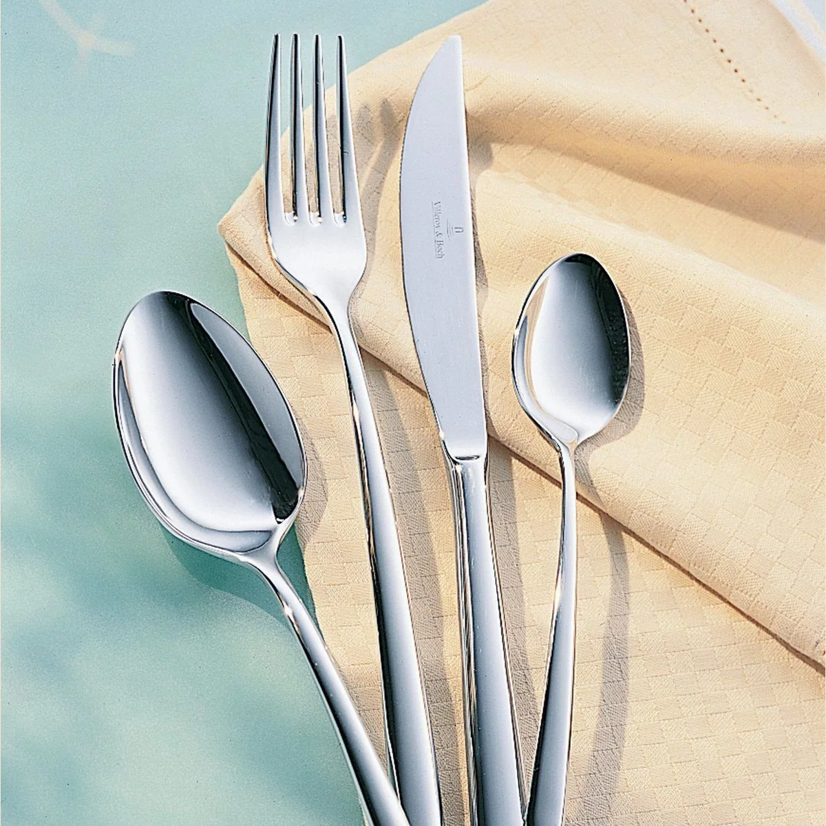 Villeroy & Boch Piemont Tafelbesteck, 24-teilig, für 6 Personen, Edelstahl 18/10 4