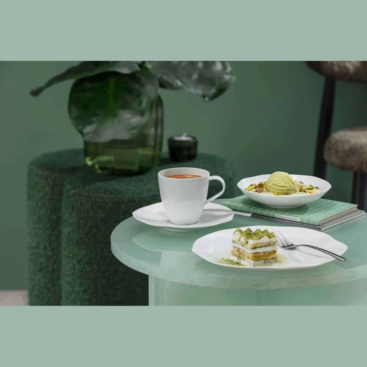 Villeroy & Boch Pura Frühstücks-Set, 18-teilig, für 6 Personen, Porzellan 4