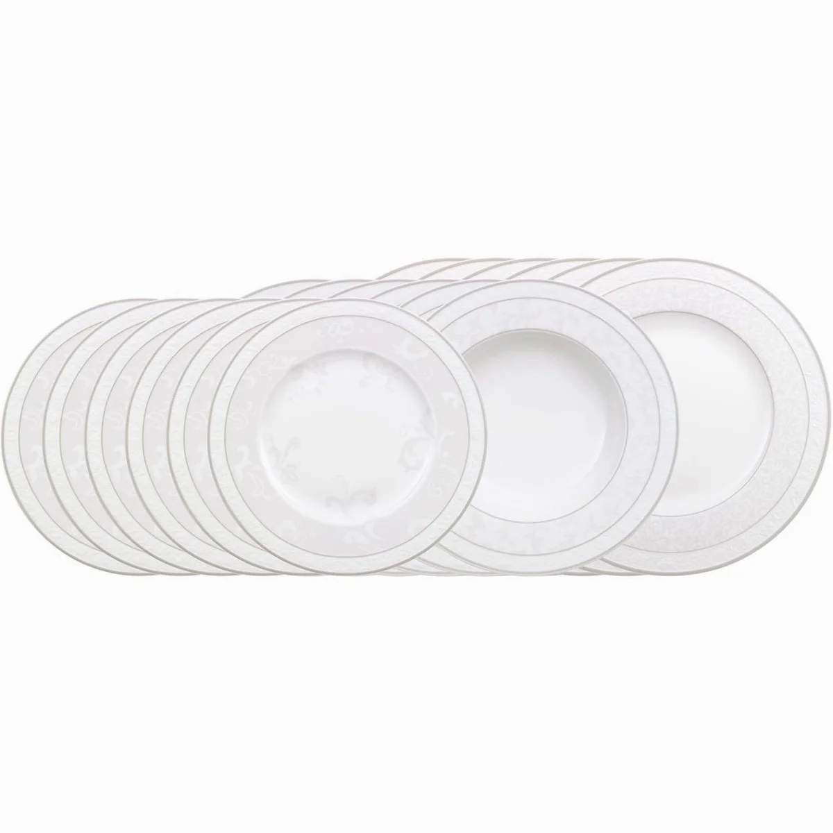 Villeroy & Boch Gray Pearl Kombiservice, 18-teilig, für 6 Personen