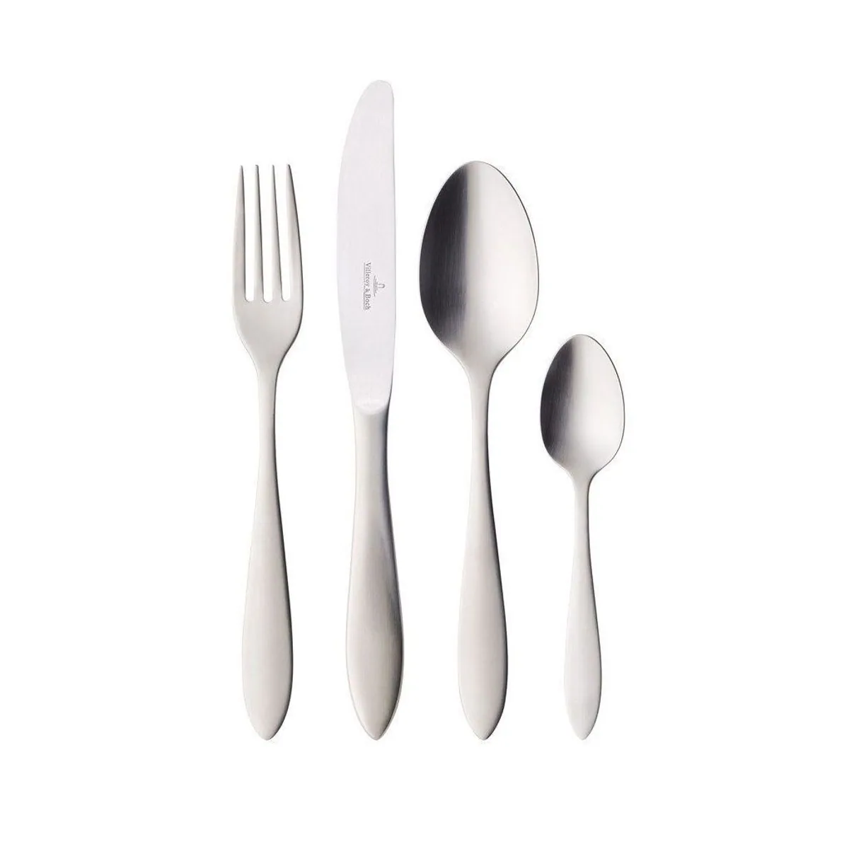 Villeroy & Boch Besteck-Set Arthur, zeitloses Design, spülmaschinenfest — 144-teilig für 6 Personen