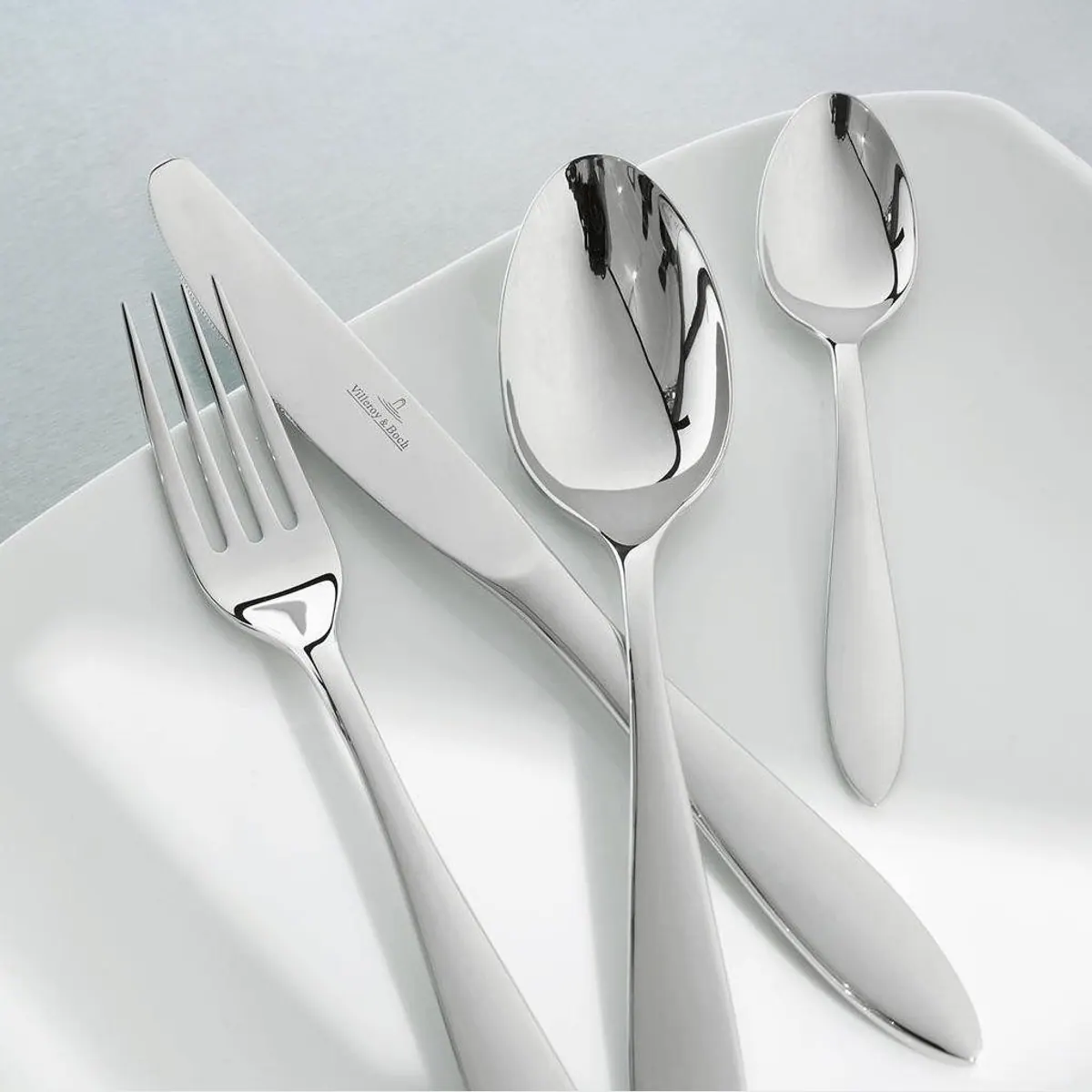 Villeroy & Boch Besteck-Set Arthur, zeitloses Design, spülmaschinenfest — 144-teilig für 6 Personen 2