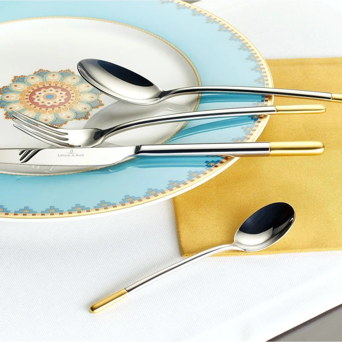 Villeroy & Boch Ella Besteck-Set, 180-teilig, aus Edelstahl, spülmaschinenfest 2