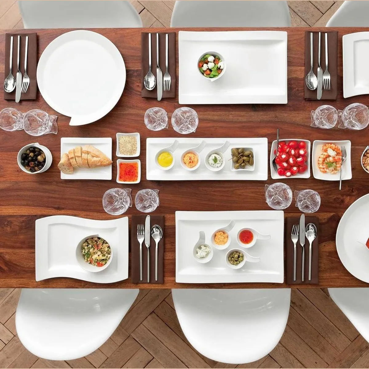 Villeroy & Boch NewWave Besteck-Set, 144-teilig, Edelstahl, spülmaschinenfest 5