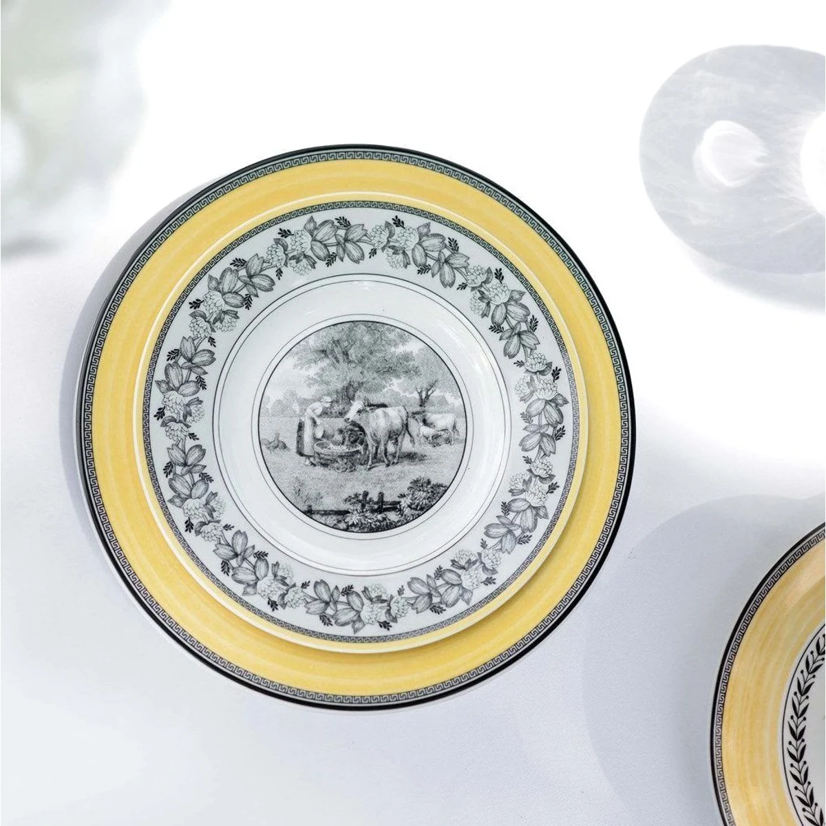 Villeroy & Boch Frühstücksteller Audun, Premium Porzellan, spülmaschinen- & mikrowellengeeignet 2