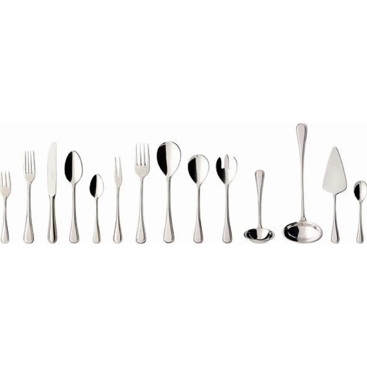 Villeroy & Boch Neufaden Merlemont Besteck-Set, 70-teilig, edles Design, spülmaschinenfest