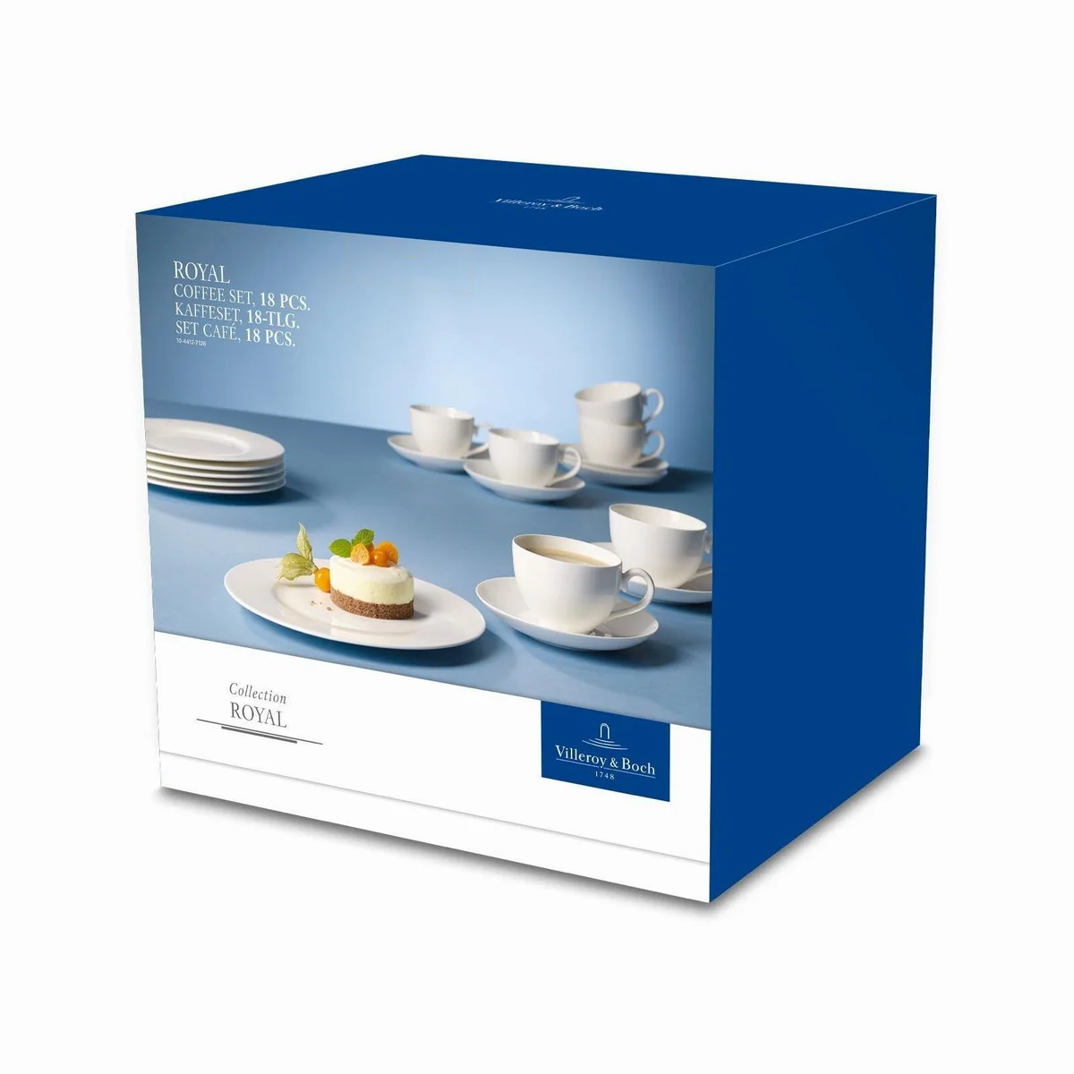 Villeroy & Boch Royal Kaffee-Set, 18-teilig, für 6 Personen, Porzellan 3