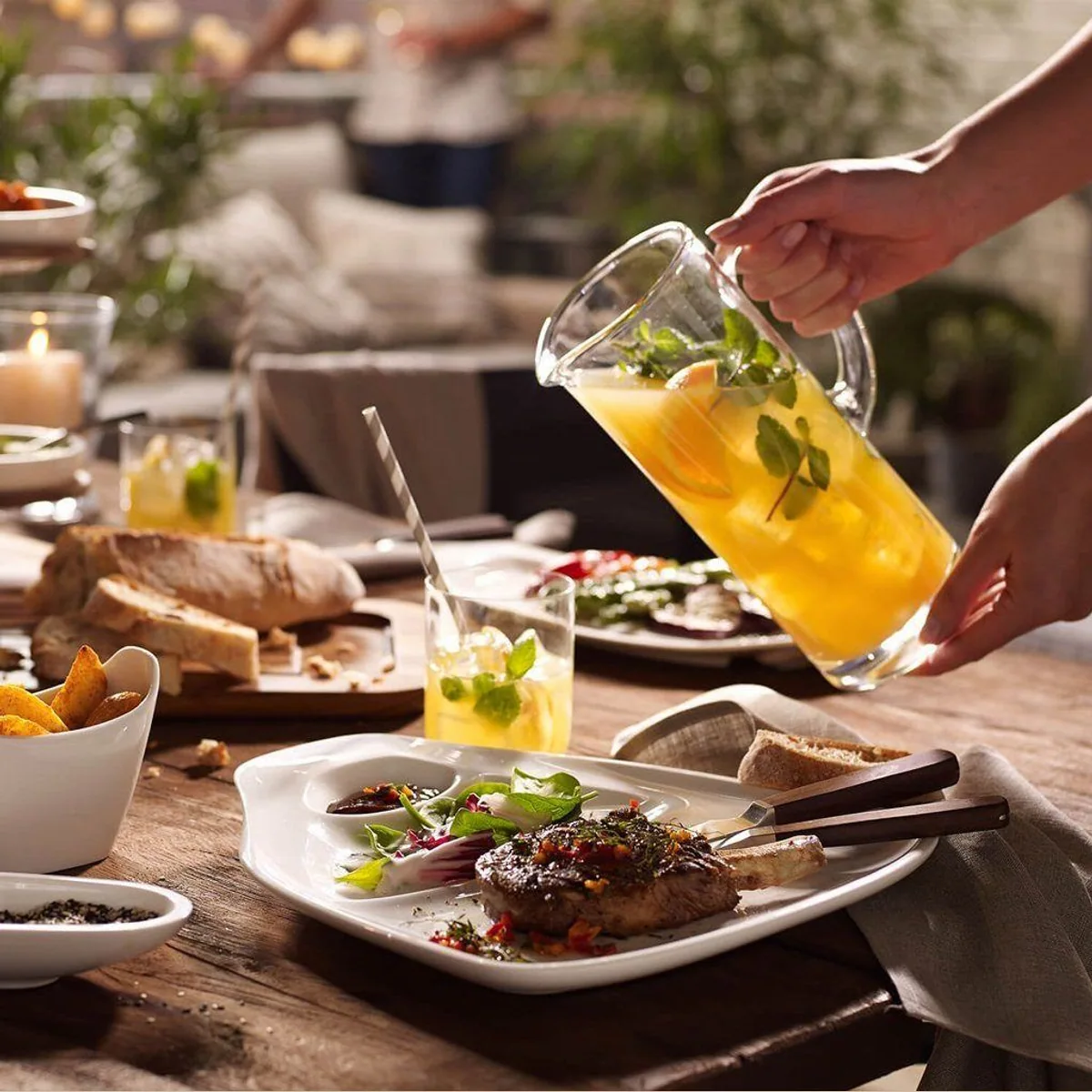 Villeroy & Boch Entrée Krug, elegantes Kristallglas, spülmaschinenfest — 1,5 l Volumen, klassisches Design, ideal für jeden Anlass 3