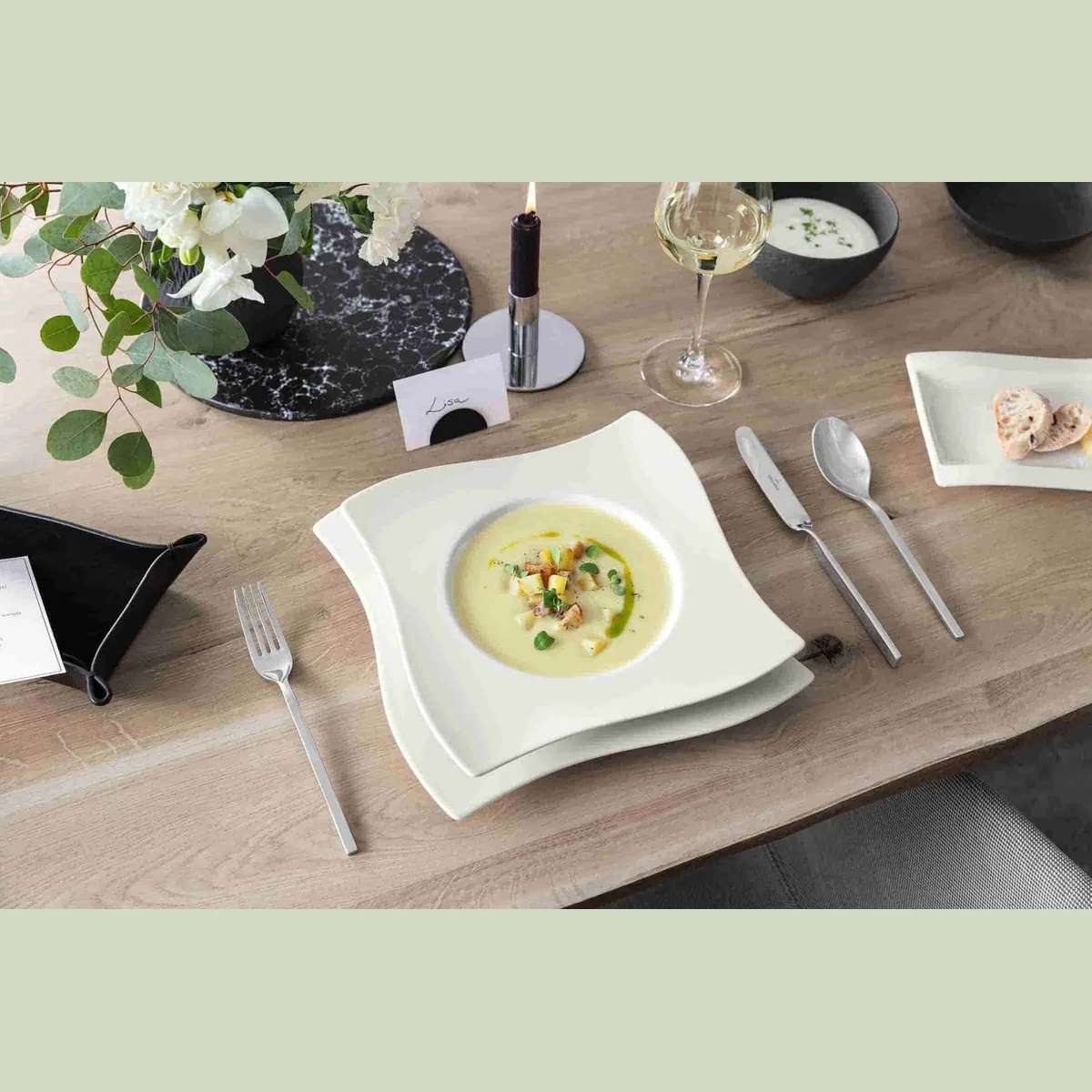 Villeroy & Boch NewWave Tafelservice, 12-teilig, für 6 Personen, Porzellan 4