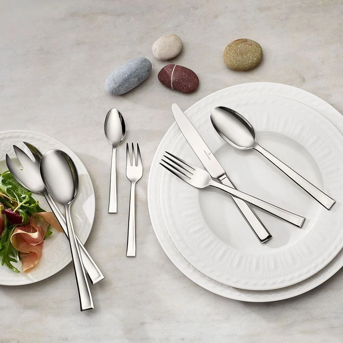 Villeroy & Boch Besteck-Set Victor, 68-teilig, für 12 Personen, Edelstahl 2
