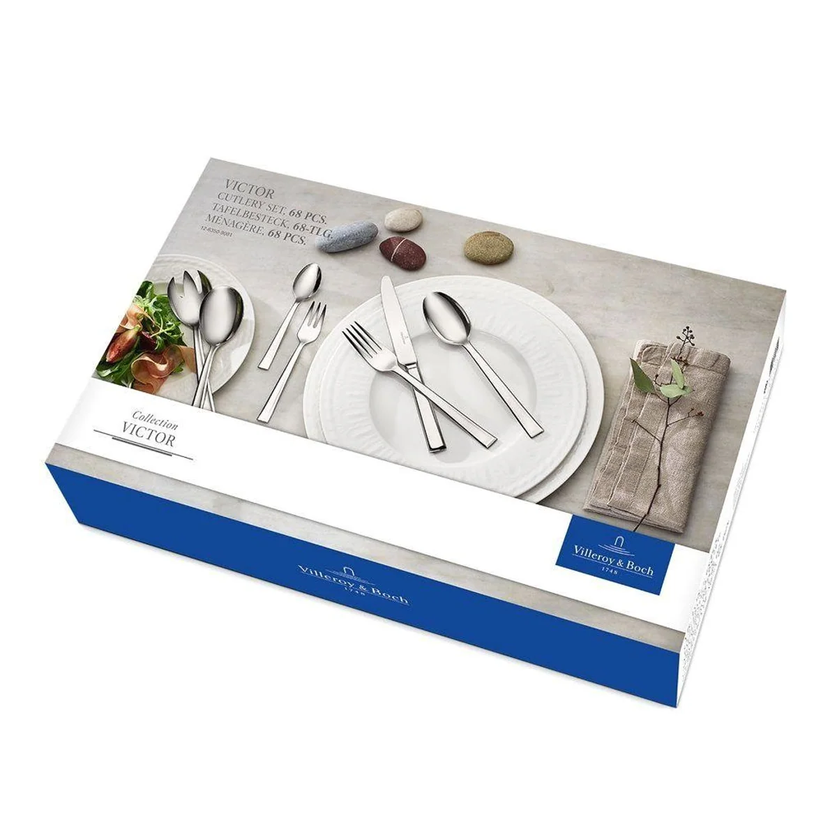 Villeroy & Boch Besteck-Set Victor, 68-teilig, für 12 Personen, Edelstahl 5