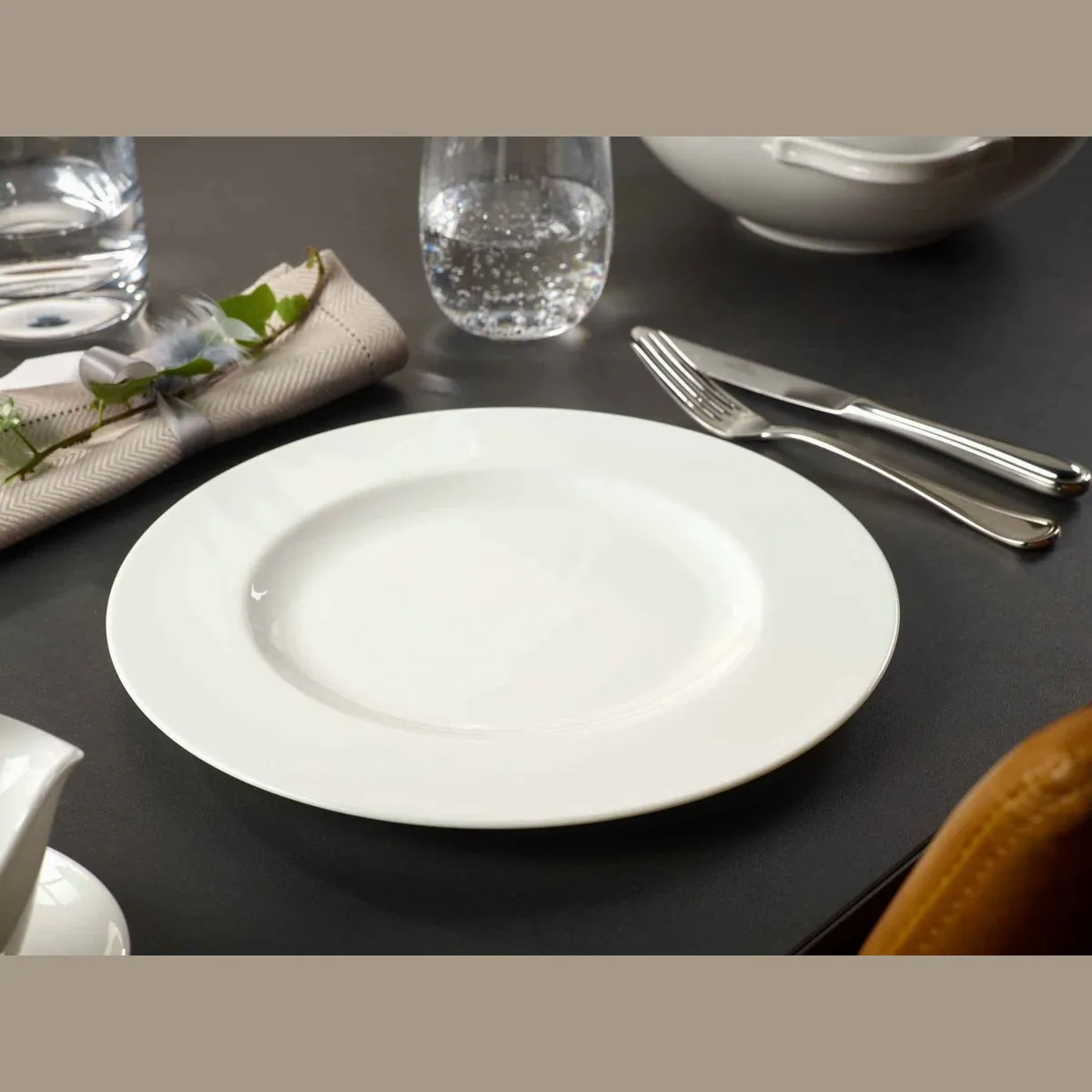 Villeroy & Boch Tasse Anmut Kombiservice 30 tlg., edles Design, spülmaschinenfest, vielseitig einsetzbar 3