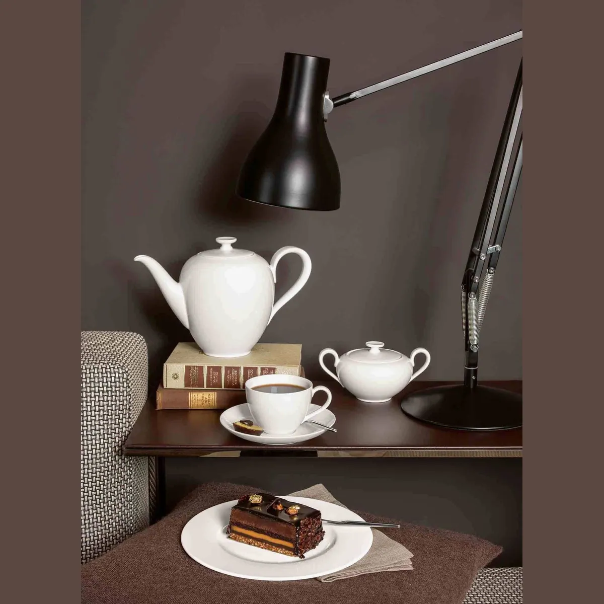 Villeroy & Boch Tasse Anmut Kombiservice 30 tlg., edles Design, spülmaschinenfest, vielseitig einsetzbar 5