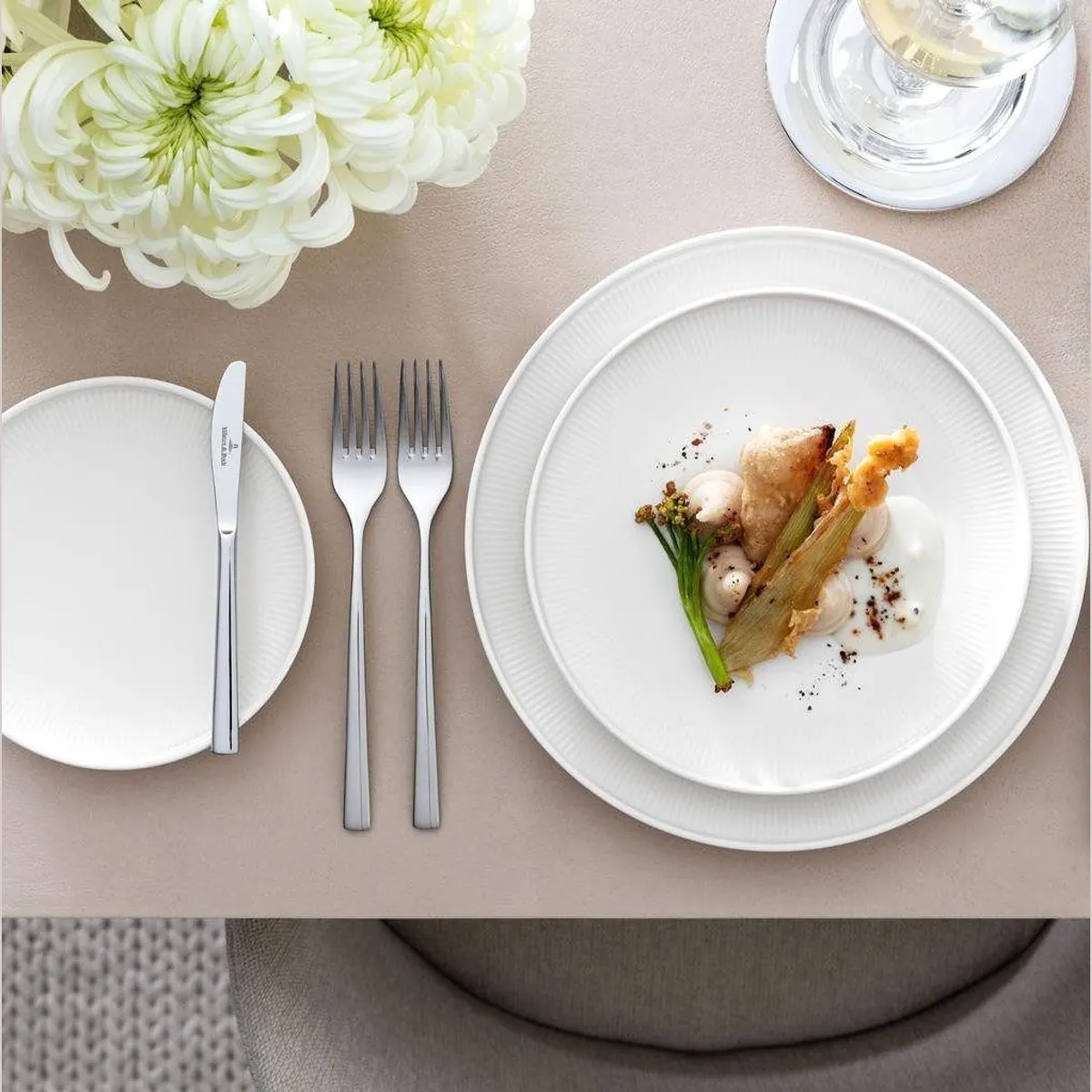 Villeroy & Boch Afina Frühstücks-Set, 18-teilig, für 6 Personen, Porzellan 2