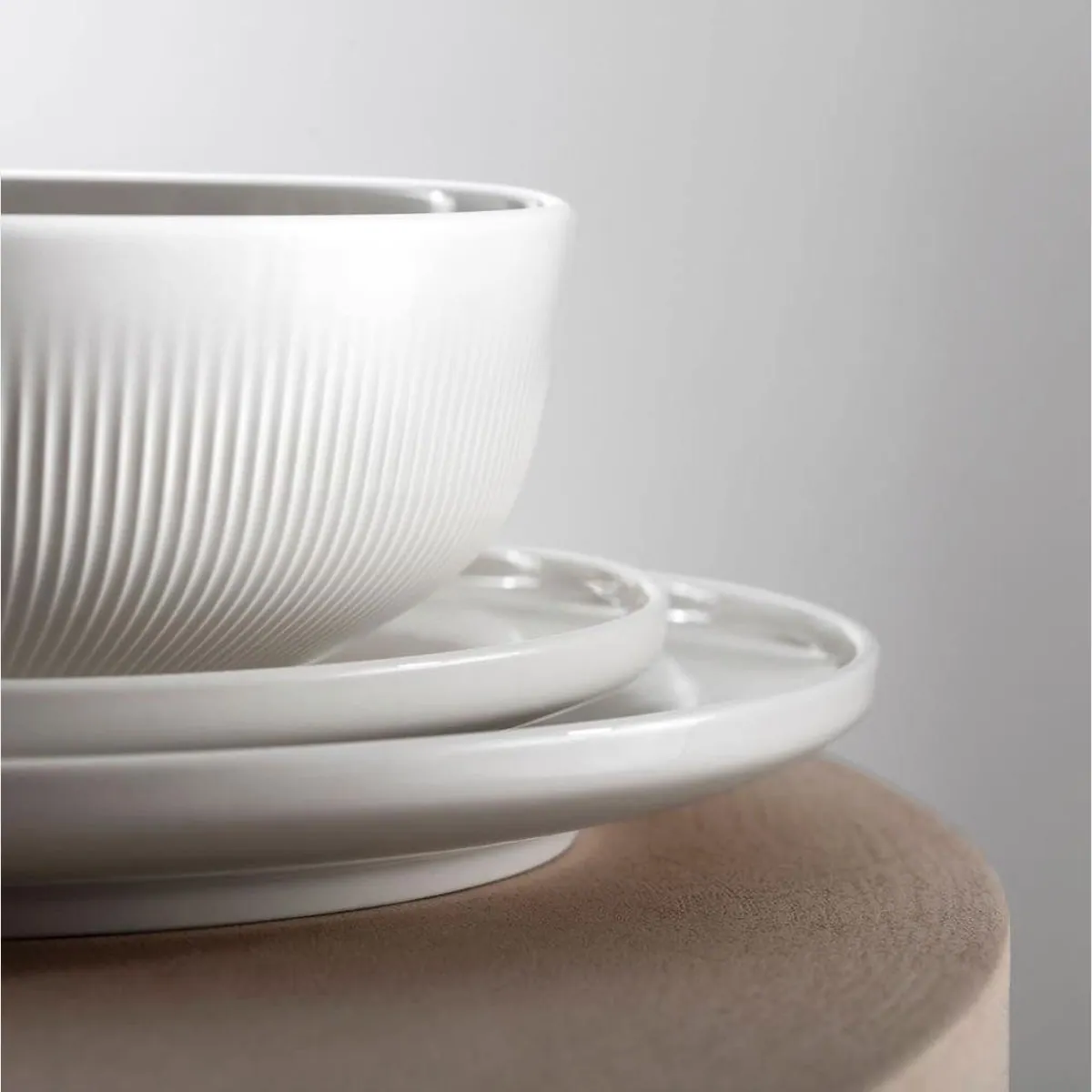 Villeroy & Boch Afina Frühstücks-Set, 18-teilig, für 6 Personen, Porzellan 5